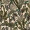 1 Yard Botanical Curiosity Green Foliage Floral Stretch Cotton Sateen Fabric